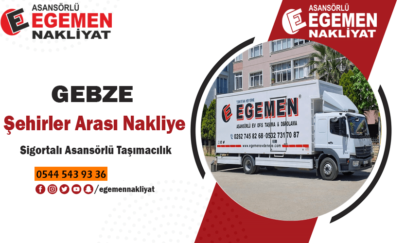Gebze şehirler arası nakliye Gebze şehirlerarası evden eve nakliye şirketi